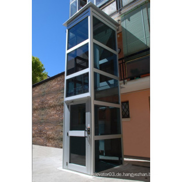 China-Glas-Schacht-Villa heben billige Lift-Plattform